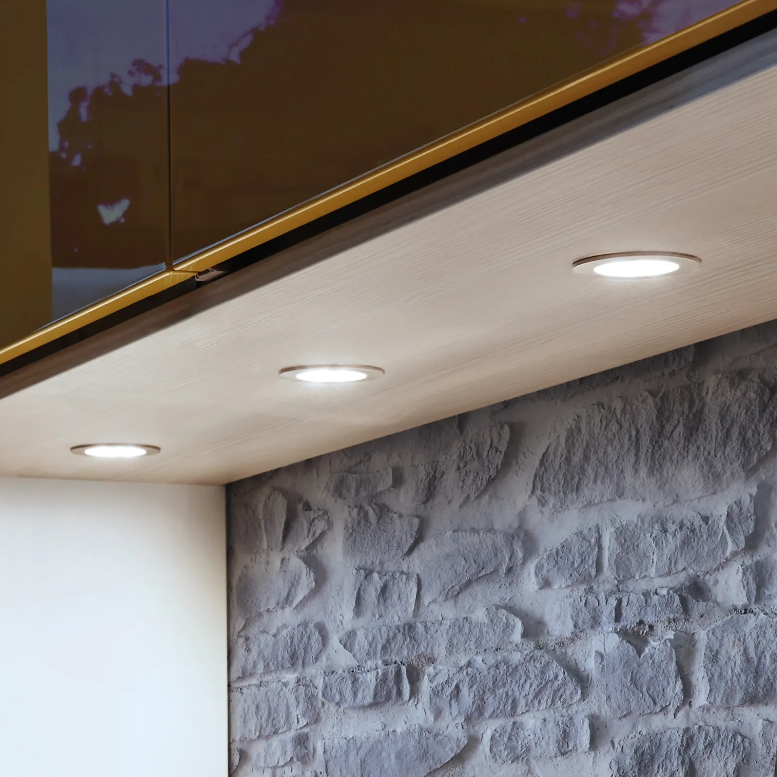 Lámpara mueble empotrada LED Dynamic FR 55 3 ud