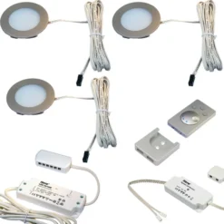 Lámpara mueble empotrada LED Dynamic FR 55 3 ud