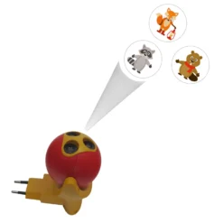 Lámpara nocturna LED Animales, x3, para enchufe