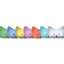 Lámpara nocturna LED Catty Cat, 7 colores + sonido