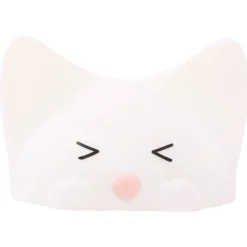 Lámpara nocturna LED Catty Cat, 7 colores + sonido