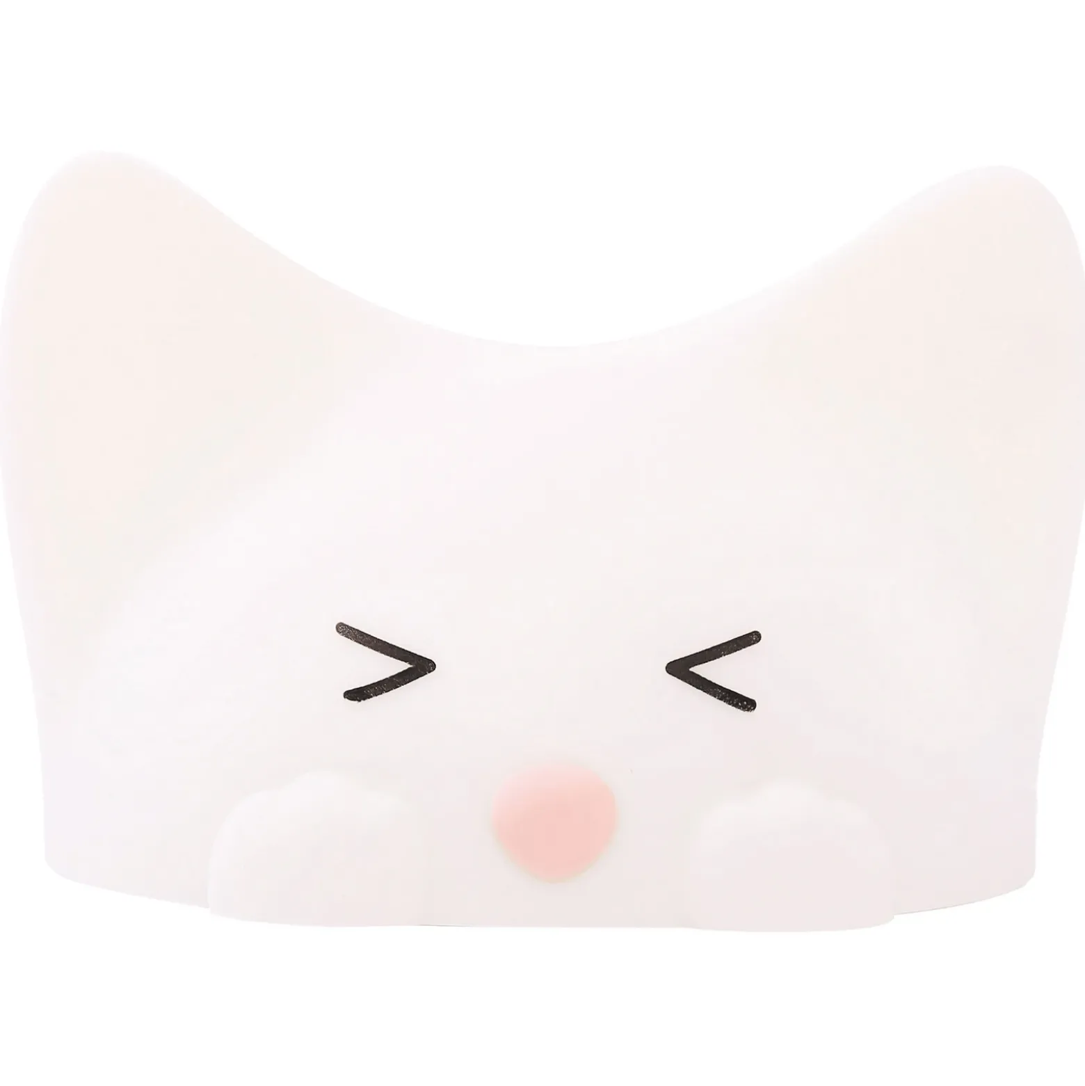 Lámpara nocturna LED Catty Cat, 7 colores + sonido