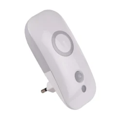 Lámpara nocturna LED con sensor Agena para la toma de corriente