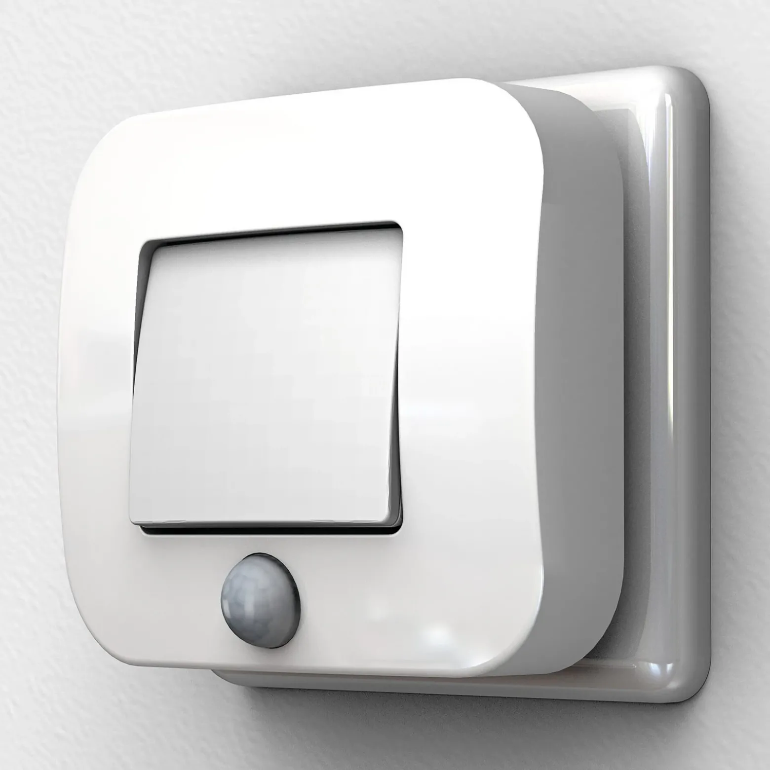 Lámpara nocturna LED para enchufe OSRAM LUNETTA HALL Sensor PIR blanco