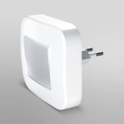 Lámpara nocturna LED para enchufe LUNETTA HALL de OSRAM, blanca, con sensor