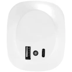 Lámpara nocturna LED para enchufe LUNETTA EDGE de OSRAM, blanca, con sensor
