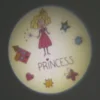 Lámpara nocturna LED Princesa, para enchufe