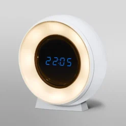 Lámpara nocturna LED recargable NIGHTLUX CLOCK de OSRAM, blanca, reloj, CCT