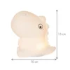 Lámpara nocturna LED recargable «Dino», blanca, altura 15 cm, RGB, táctil