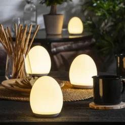 Lámpara nocturna LED 357-61, táctil, batería, RGBW