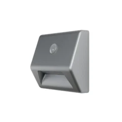 Lámpara nocturna OSRAM NIGHTLUX STAIR, plateada Sensor Batería IP54
