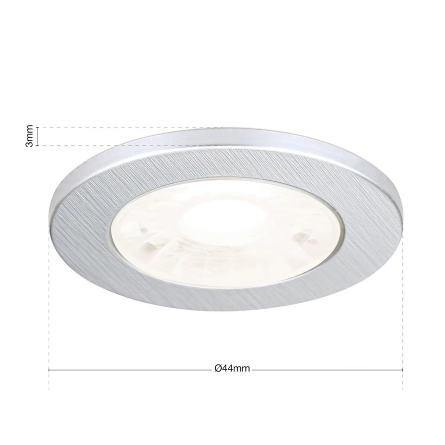 Lámpara para muebles LED Artist set 3 ud plata