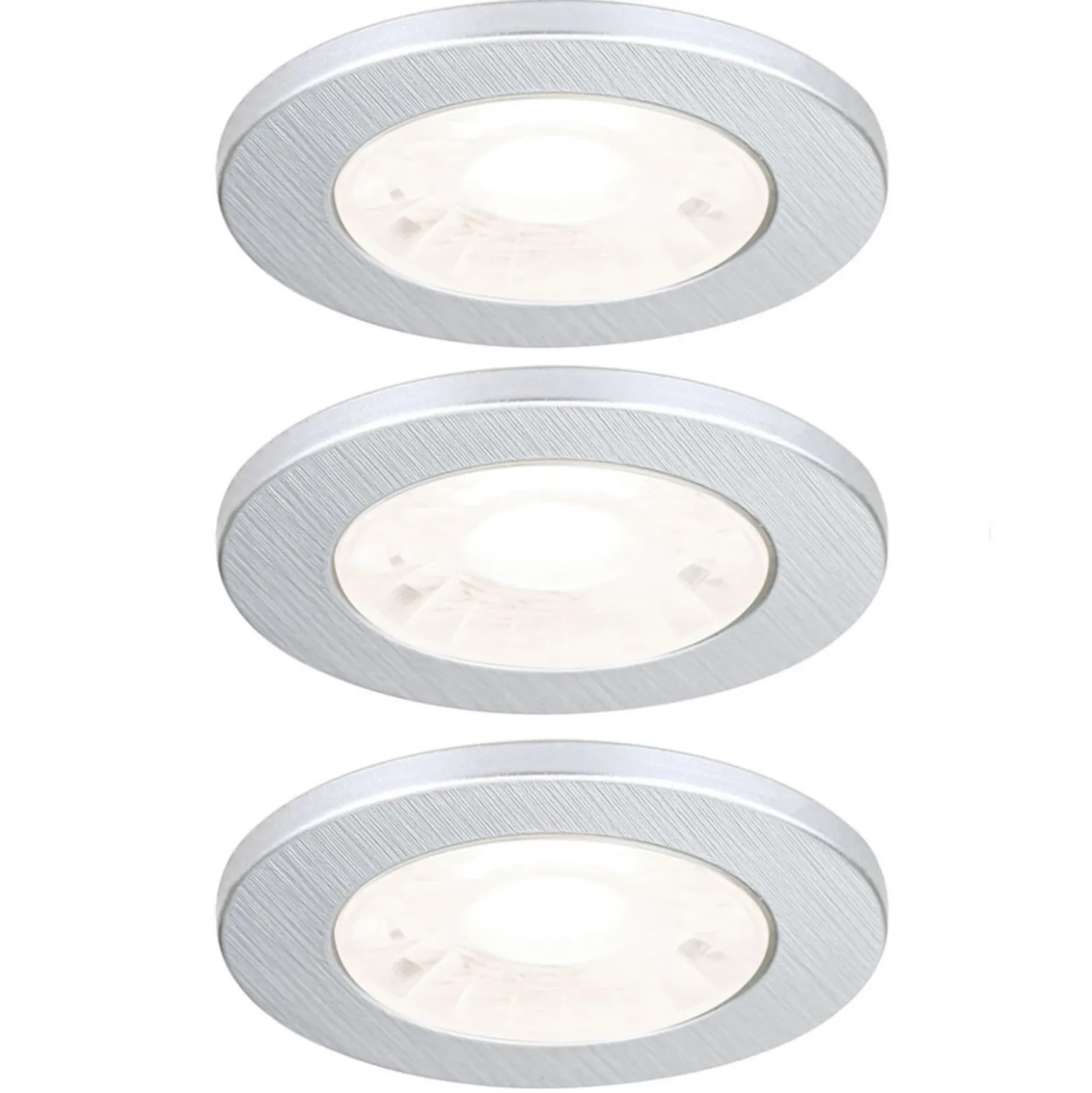 Lámpara para muebles LED Artist set 3 ud plata
