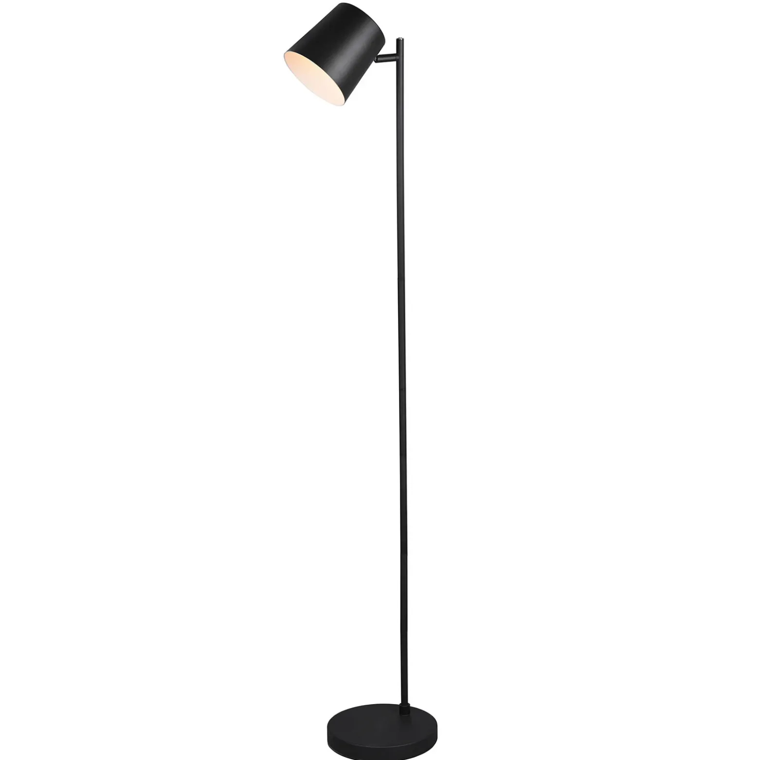Lámpara pie LED Blake, batería, atenuable, negro