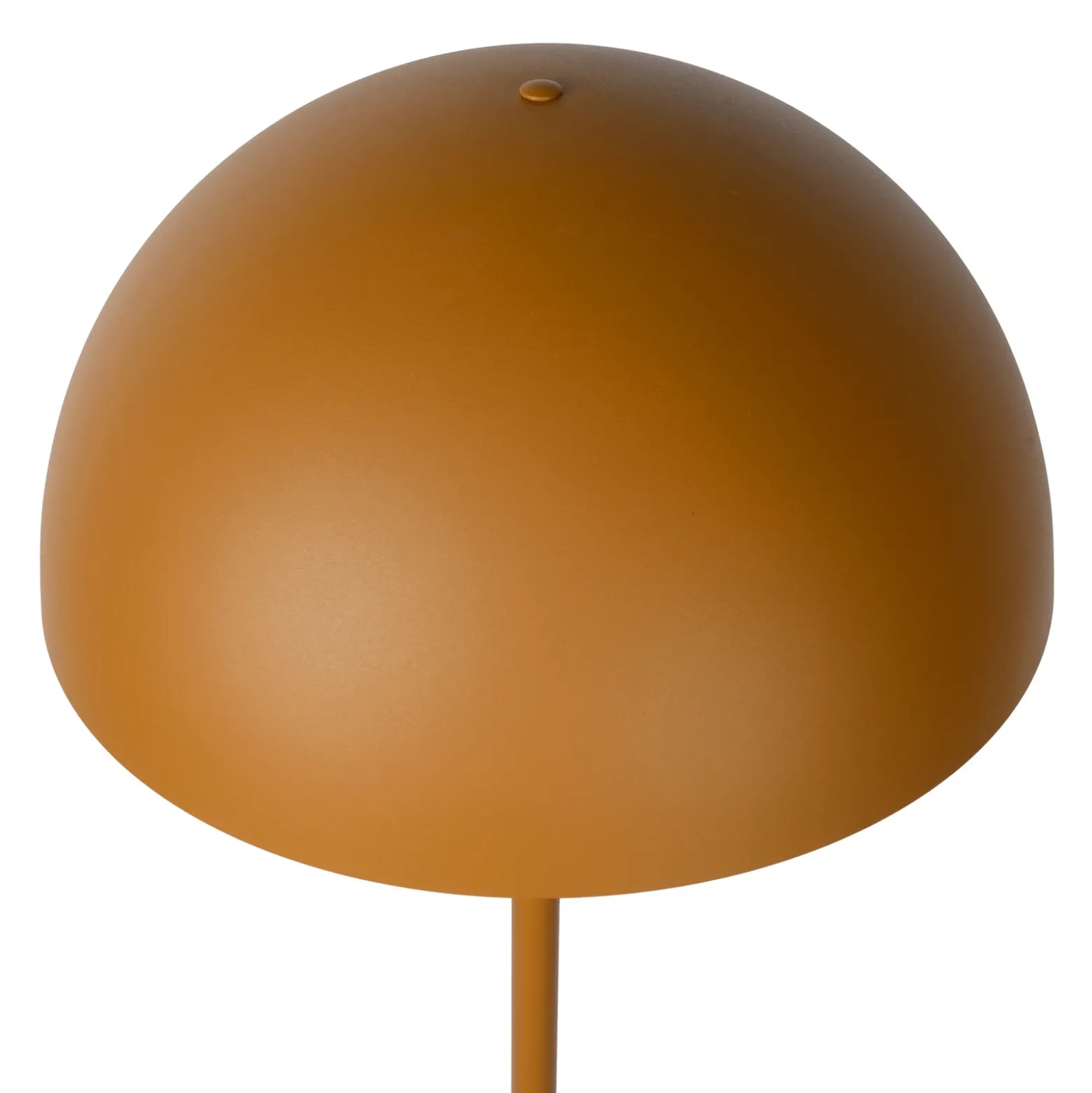 Lámpara pie Siemon de acero Ø 35 cm, amarillo ocre