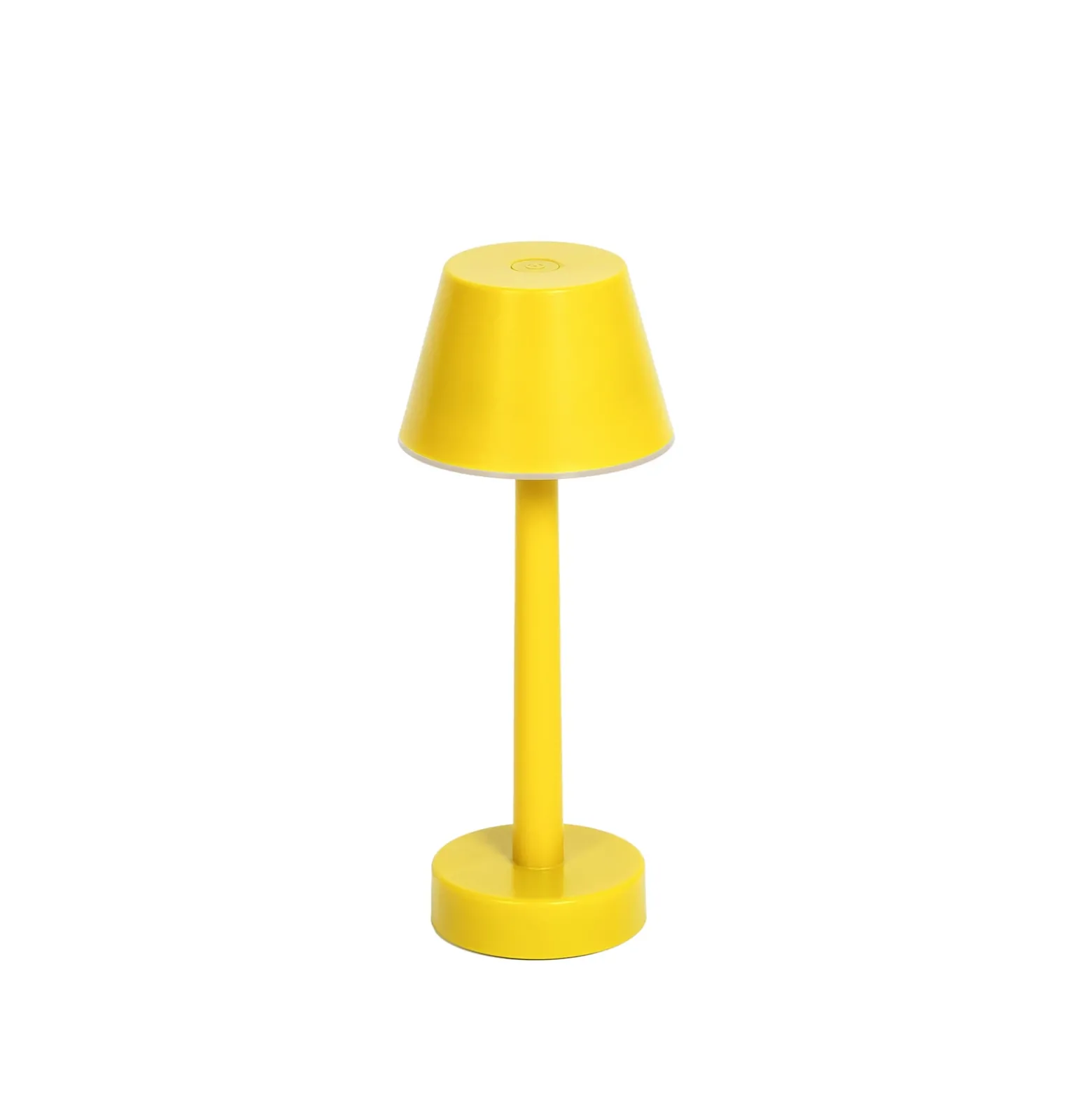 Lámpara recargable Lindby LED Gaja, amarilla, USB, IP44, RGBW, atenuable
