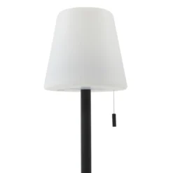 Lámpara recargable Lindby LED Azalea negro aluminio CCT regulable en altura