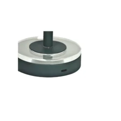 Lámpara recargable Luceo de AYTM, verde bosque, metal, 24 cm, atenuable, IP44