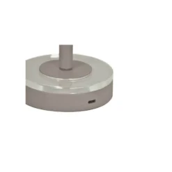 Lámpara recargable Luceo de AYTM, color topo, metal, 24 cm, atenuable, IP44
