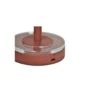 Lámpara recargable Luceo de AYTM, marrón, metal, 24 cm, atenuable, IP44
