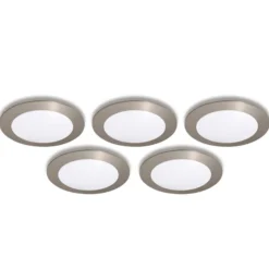 Lámparas empotradas FR 68-LED set 5 blanco cálido