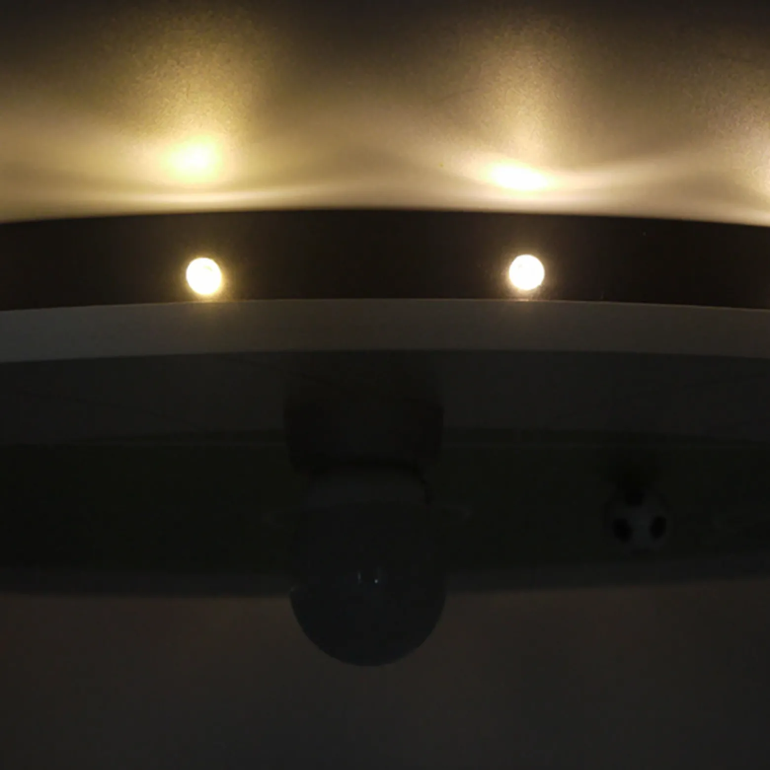 Lámpara techo Estadio de fútbol, puntos de luz LED