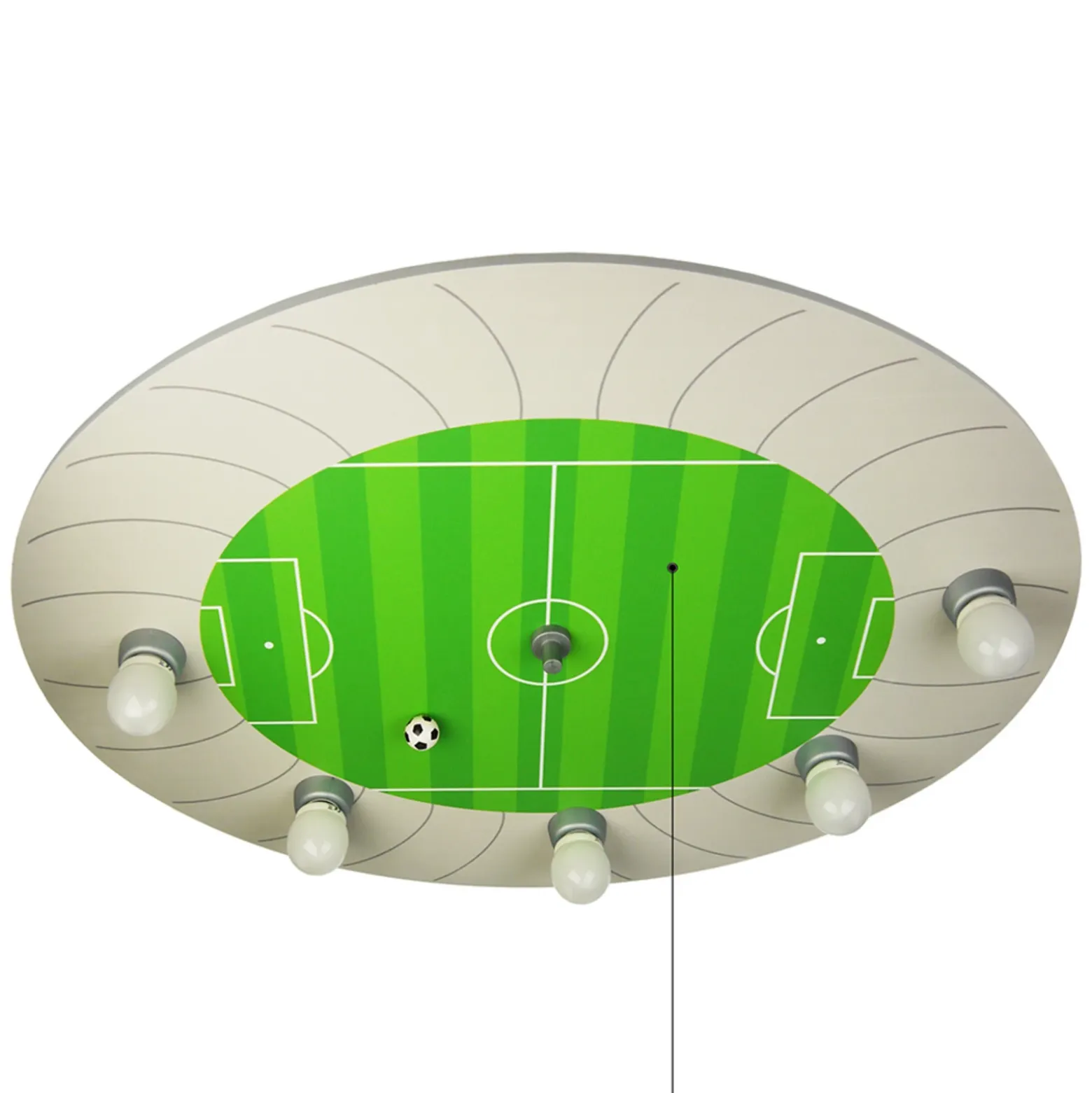 Lámpara techo Estadio de fútbol, puntos de luz LED