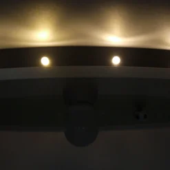 Lámpara techo Estadio de fútbol, puntos de luz LED