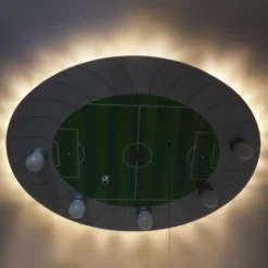 Lámpara techo Estadio de fútbol, puntos de luz LED