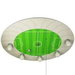 Lámpara techo Estadio de fútbol, puntos de luz LED