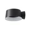 LOOM DESIGN Aplique de pared LED Cookie negro aluminio Ø 15 cm