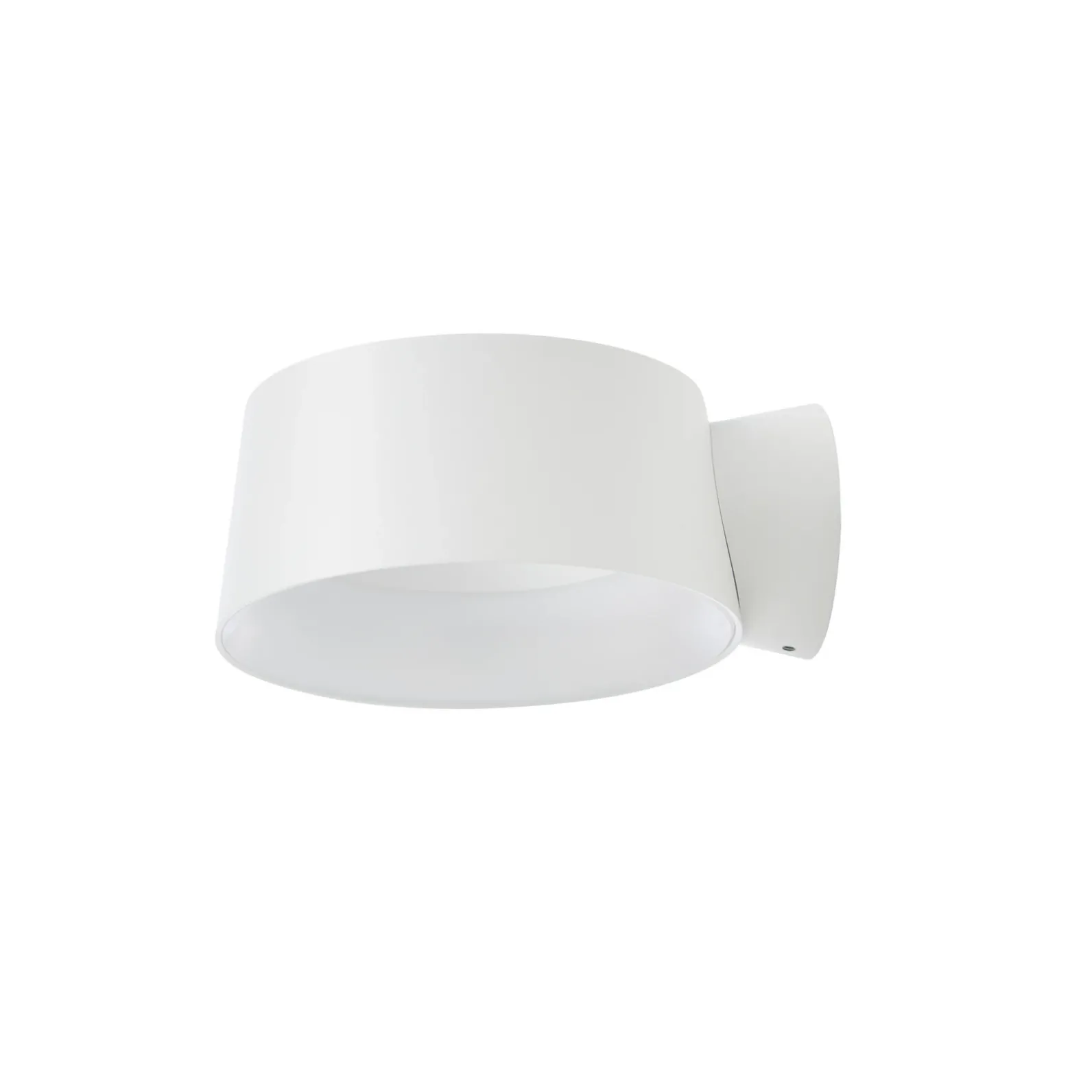 LOOM DESIGN Aplique de pared LED Cookie, blanco, aluminio, Ø 15 cm