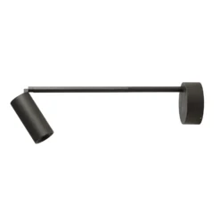LOOM DESIGN Foco LED Iris, negro, aluminio, Ø 4,5 cm