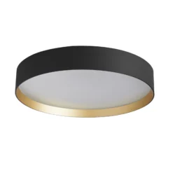 LOOM DESIGN Lámpara LED de techo Lucia negro/oro Ø 45 cm