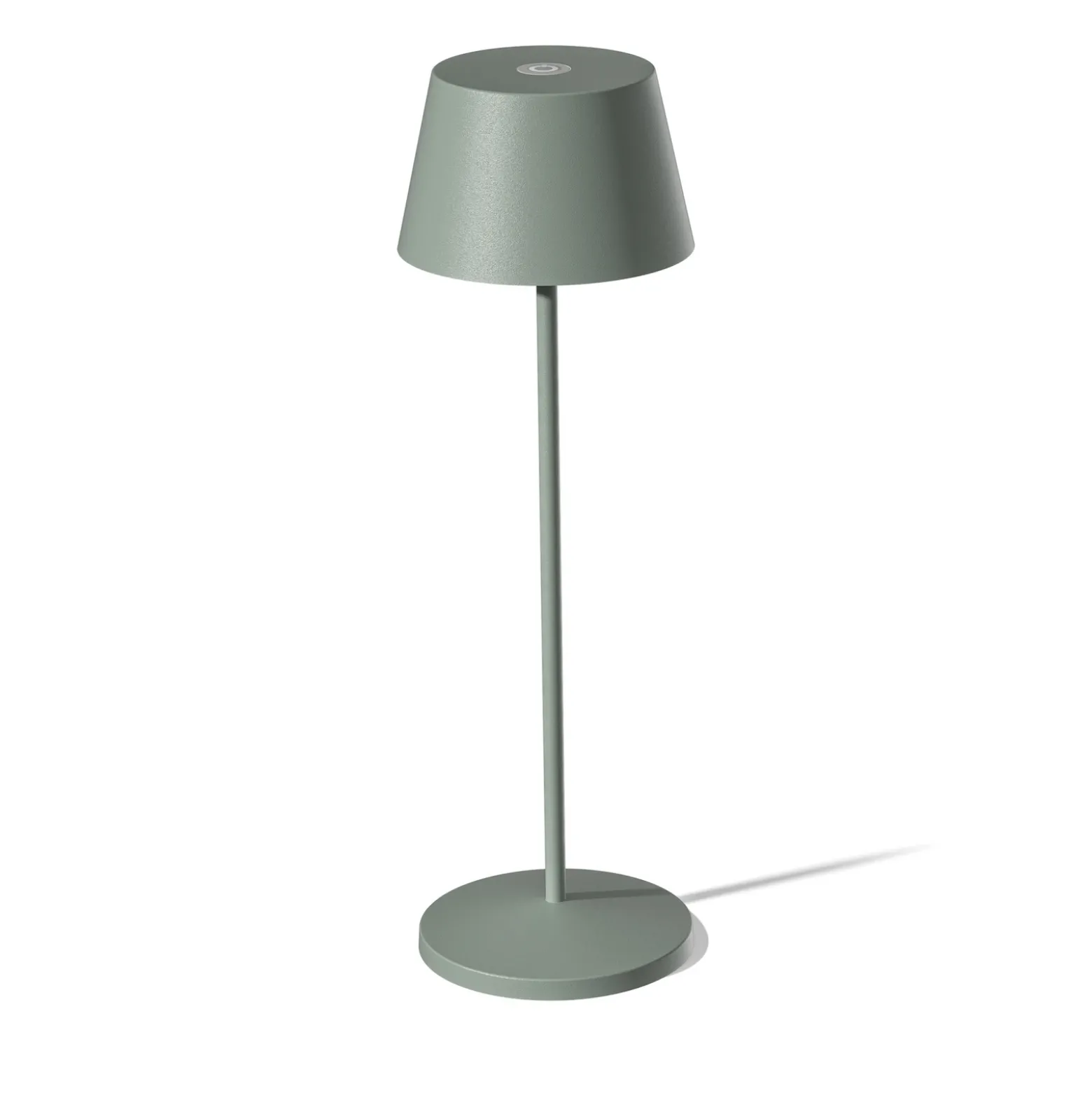 LOOM DESIGN Lámpara LED recargable para patio Modi verde-gris 36 cm CCT