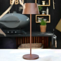 LOOM DESIGN Modi Lámpara LED para terraza, corten