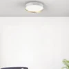 LOOM DESIGN Plafón LED Lucia, blanco/oro Ø 45 cm