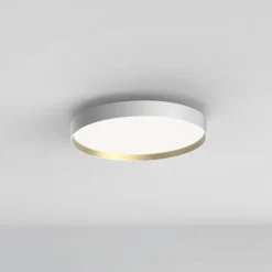 LOOM DESIGN Plafón LED Lucia, blanco/oro Ø 45 cm