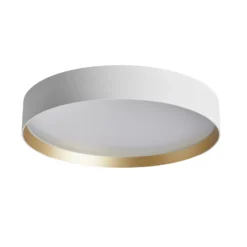 LOOM DESIGN Plafón LED Lucia, blanco/oro Ø 45 cm