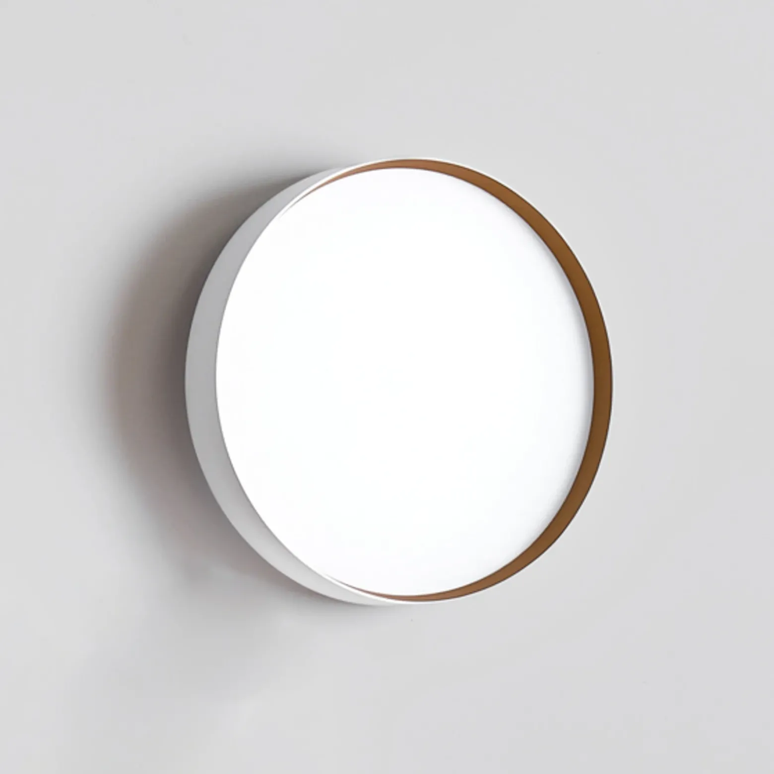 LOOM DESIGN Plafón LED Lucia, blanco/oro Ø 45 cm