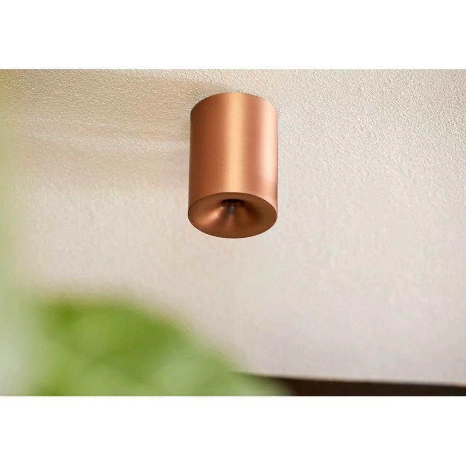 LOOM DESIGN plafón LED Nyx, bronce, IP54