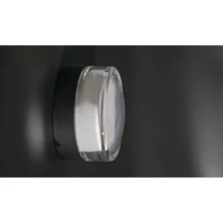 LOOM DESIGN plafón LED Otto Convex, transparente, IP65
