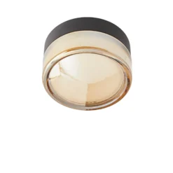LOOM DESIGN plafón LED Otto Convex, ámbar,IP65
