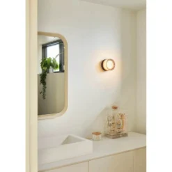 LOOM DESIGN plafón LED Otto Wave, ámbar, IP65