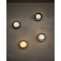 LOOM DESIGN plafón LED Otto Wave, gris, IP65