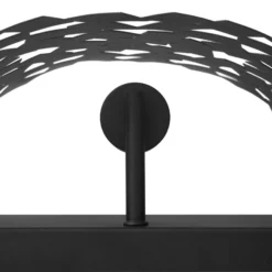Lucande aplique de pared Aeloria, negro, hierro, 32,5 cm, E27