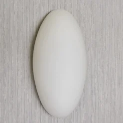 Lucande aplique de pared Jemima, 24 cm, cristal, elíptico
