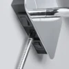 Lucande aplique de pared Jettka, altura 63 cm, brazo de lectura, textil