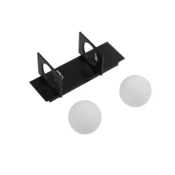 Lucande aplique de pared Kulka, 2 luces, negro, cristal, G9