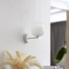 Lucande Aplique de pared LED Avelina, blanco